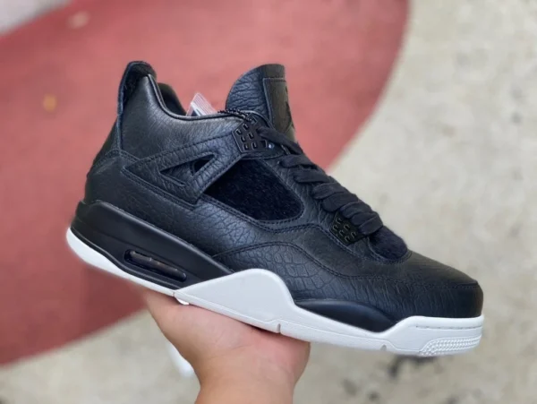 aj4 sovverte il bianco e nero Air Jordan 4 AJ4 peak in crine di cavallo bianco e nero da uomo in edizione limitata 819139-010