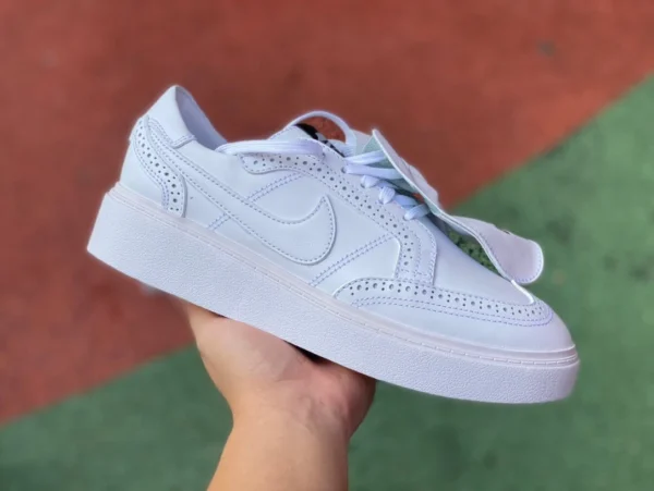 Quan Zhilong Pure White Pure Nike originale Kwondo Quan Zhilong Pure White Daisy Scarpe casual bianche da uomo e da donna DH2482100