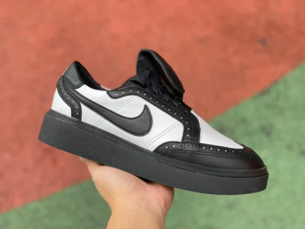 Quan Zhilong bianco e nero puro originale Nike Kwondo Quan Zhilong puro bianco margherita uomo e donna scarpe casual bianche DH2482101