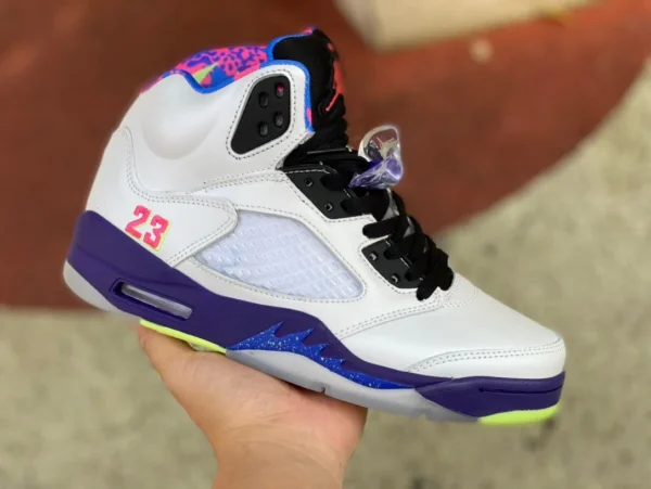 aj5 Yuanyang Air Jordan 5 AJ5 reverse fresco principe bianco viola Yuanyang DB3335100