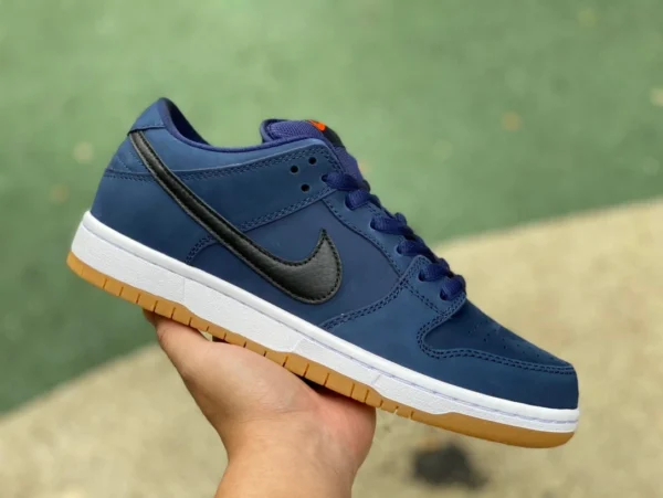 Dunk blu navy gomma grezza puro originale Nike SB Dunk Low Pro ISO Navy Gum scarpe da ginnastica blu navy CW7463-401