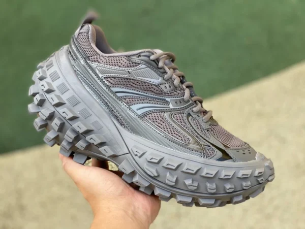 Scarpe per pneumatici Parigi grigio marrone m puro originale Balenciaga Scarpe per pneumatici Balenciaga Defender scarpe retrò