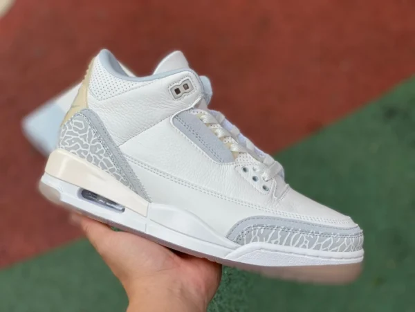 aj3 bianco sporco Air Jordan 3 Craft "Grey Mist" modello di scoppio FJ9479-100