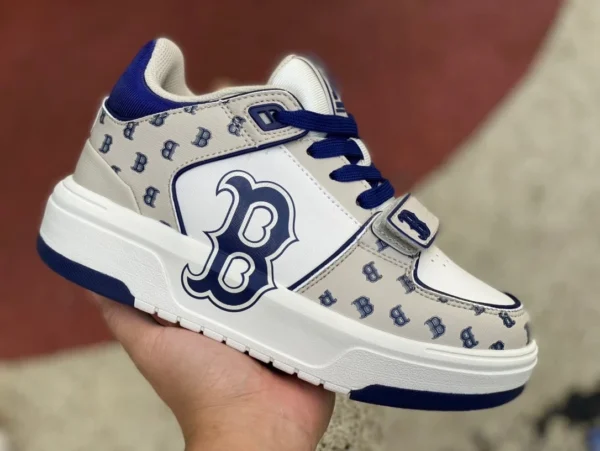 MLB bianco grigio blu puro originale MLB new NY presbiopia moda versatile e confortevole uomo e donna coppia sneakers sportive e per il tempo libero 3ASXCDN3N