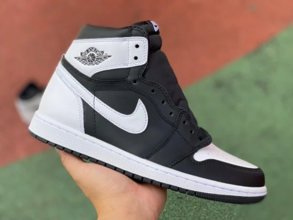 aj1 bianco e nero alto AirJordan 1 AJ 1 High OG "Reverse Panda" dz5485-010