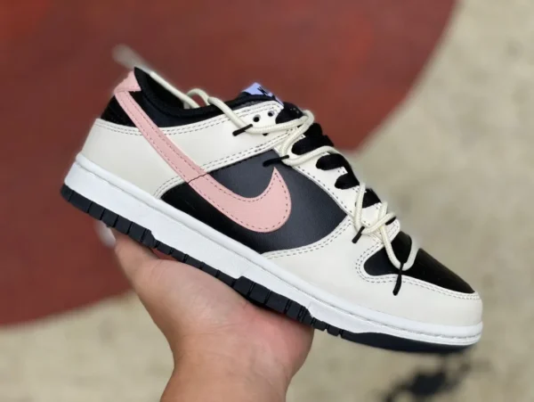 Dunk cinturino bianco e nero rosa Nike Dunk Low Retor sneakers basse sportive e casual retrò FD1232-001