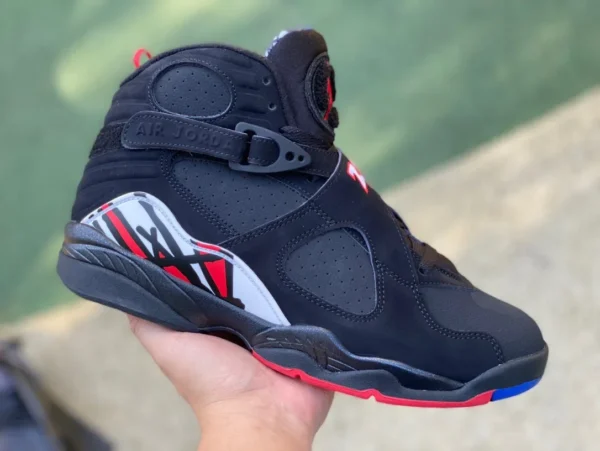 aj8 playoff Air Jordan 8 Retro AJ8 playoff scarpe da basket alte da uomo nere retrò 305381-062