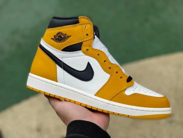 aj1 giallo ocra puro originale Air Jordan 1 High OG "Yellow Ocher" DZ5485-701