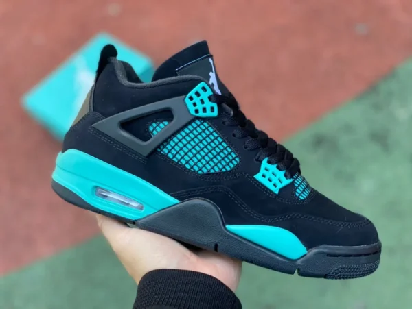 aj4 Tiffany & Co. x Air jordan4 Tiffany sneakers co-branded nere e verdi basse DH6927-001