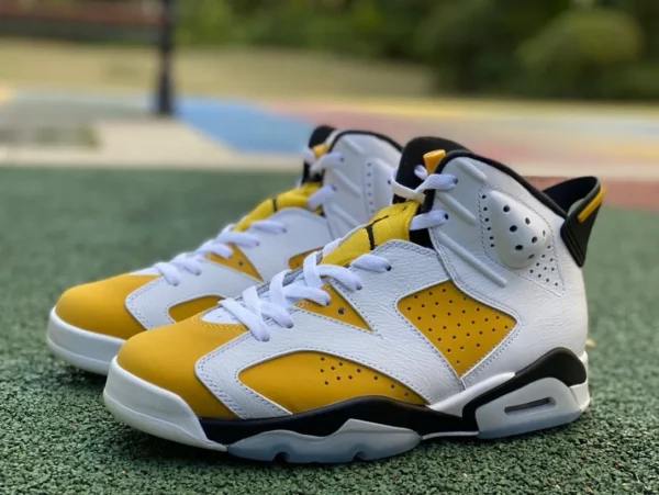 aj6 bianco giallo cp puro originale Air Jordan 6 "Yellow Ochre" CT8529-170