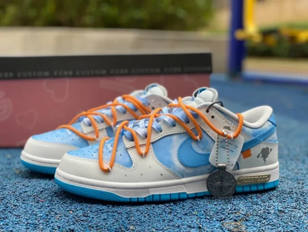 Dunk summer clear cloud strap Nike Dunk Low FZBB summer clear cloud clear sky love confezione regalo fire paint busta sneakers basse North Carolina blu DV0831-001