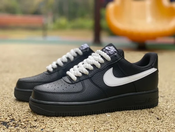 Air Force AF1 corda di canapa bianca e nera Nike/Nike Air Force 1 BY YOU sneakers sportive casual alla moda resistenti all'usura