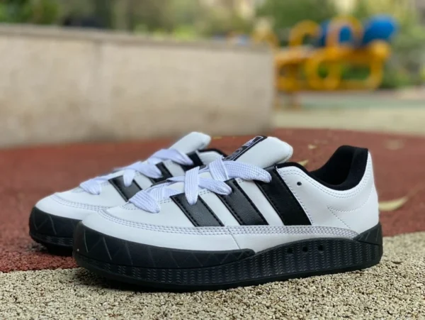 Adidas Adimatic panda pane bianco e nero scarpe da ginnastica trendy da uomo e da donna Atoms joint ID7717