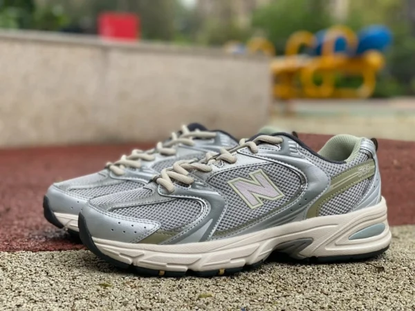 NB530 Grigio Argento Puro Originale NEW BALANCE NB 530 Scarpe Casual 2024 Retro Papà Scarpe Scarpe Sportive MR530KMW