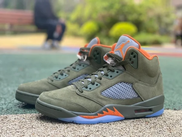 aj5 verde oliva speciale per ljr prodotto Air Jordan 5 RetroOlive AJ5 verde oliva alto DD0587-308