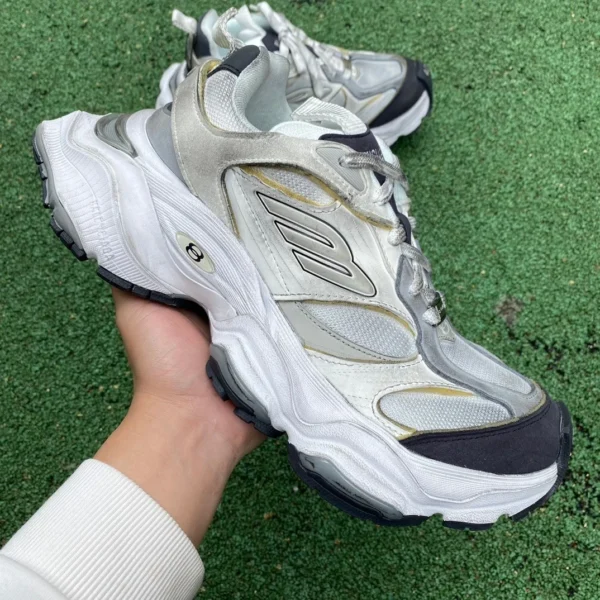 Balenciaga 11th Generation Bianco Grigio Giallo President Edition Balenciaga Balenciaga CARGO Punta tonda Stringate Scarpe casual a vita bassa Parigi 11th Generation