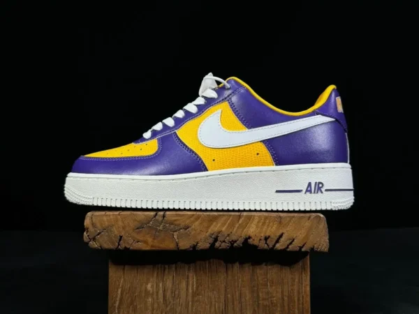 Air Force AF1 Viola Oro Lakers puro originale Nike AIR Force 1 Low Air Force 1 Viola Oro Lakers FJ1408-500