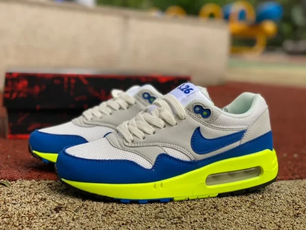 Max1 Bianche Grigie Blu Verdi Nike Air Max 1 Scarpe da corsa casual retrò basse da uomo HF2903-100