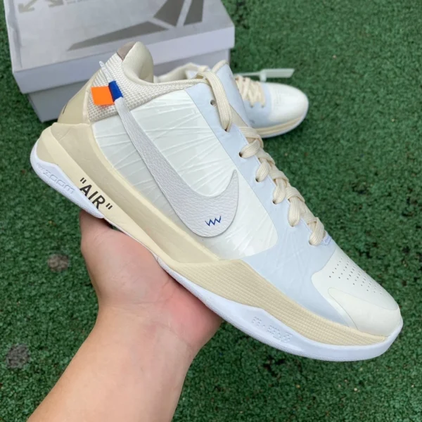 Kobe 5 giunto ow off-white s2 puro originale Nike Kobe x OFF-WHITE OW giunto zk5 Kobe DB4796-101