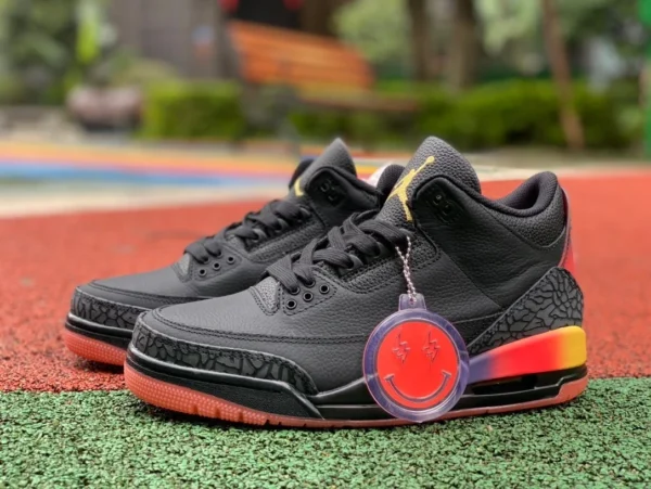 aj3 nero arcobaleno J Balvin x Jordan Air Jordan 3 "Rio" nero arcobaleno FN0344-001