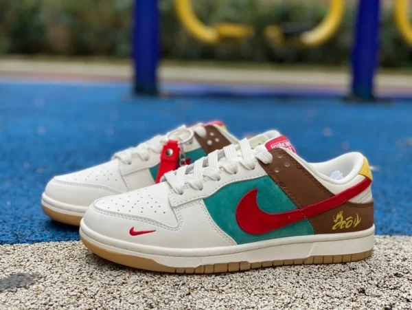 Dunk bianco blu marrone Year of the Dragon edizione limitata Nike Dunk Low Year of the Dragon Ao Bingsan Prince sneakers basse casual GJ8309-933