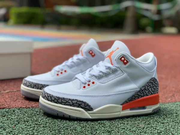 aj3 bianco rosso grigio Air Jordan 3 Georgia Peach AJ3 bianco rosso grigio CK9246-121