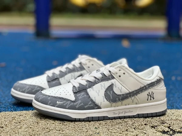 Dunk joint MLB bianche grigie Nike Dunk x MLB New York Yankees DQ1098-347