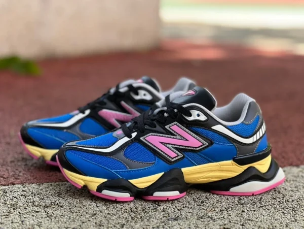 NB9060 blu, giallo e rosa puro originale New Balance serie NB9060 nuove scarpe sportive e casual basse scarpe da corsa U9060BPO