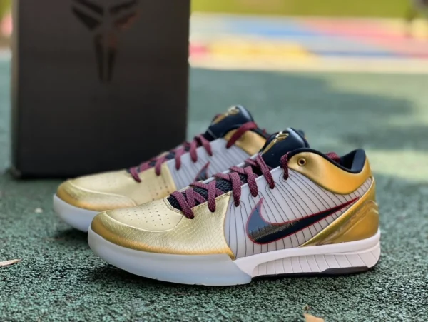 Kobe 4 Protro Medaglia d'oro fq3544-100 puro originale Nike Kobe 4 Protro Medaglia d'oro fq3544-100