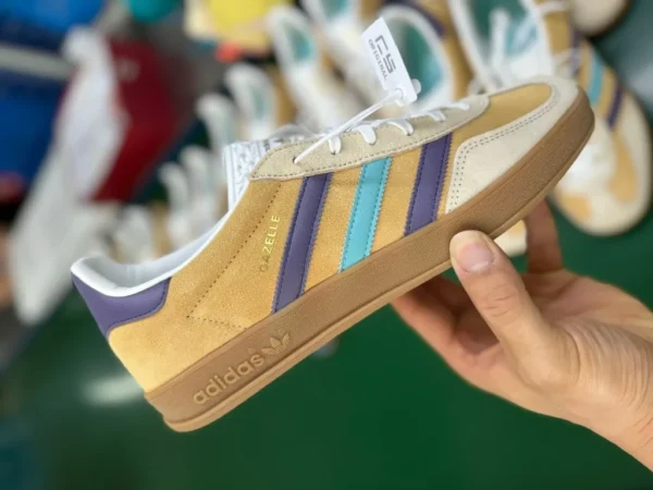 Adidas German Training Khaki Viola Blu adidas Originals Gazelle INdoor IG1636