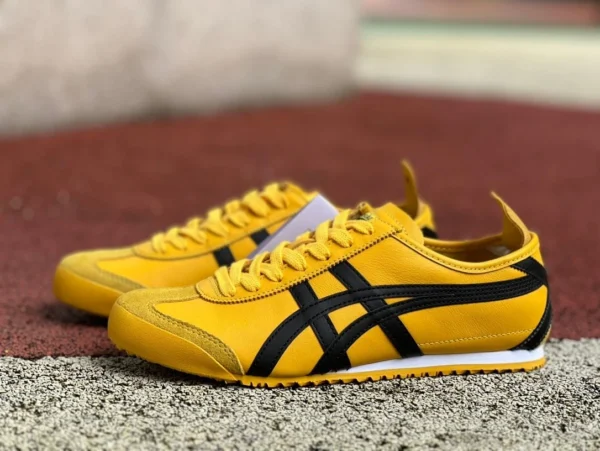 Onitsuka Tiger giallo e nero puro originale Onitsuka Tiger MEXICO 66 low top