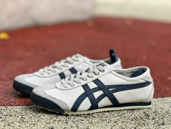 Onitsuka Tiger Rice Bianco Blu Puro Originale Onitsuka Tiger Onitsuka Tiger MESSICO 66 Basso Top