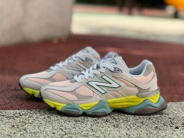 NB9060 grigio rosa verde blu puro originale New Balance serie NB9060 nuove scarpe casual sportive low-top scarpe da corsa U9060GCB