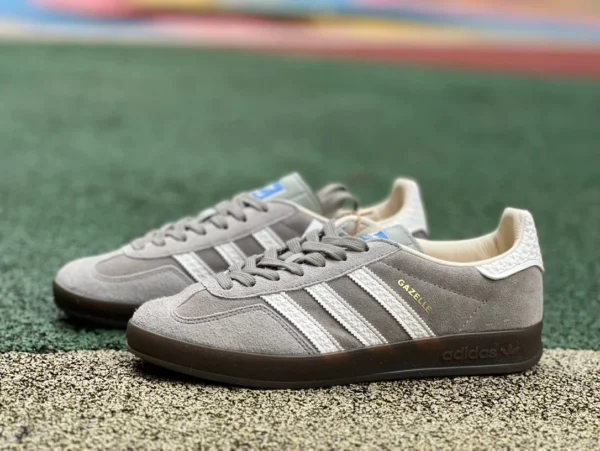 Adidas cool grey s2 pure original adidas originali Gazelle Indoor scarpe da ginnastica grigie e bianche IF1807