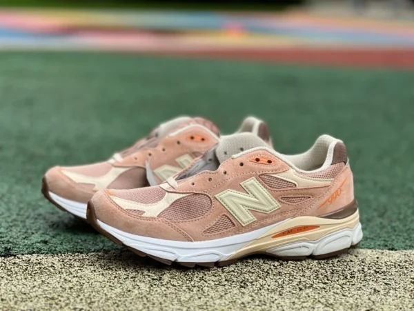 NB990v3 Beige President Pure Original New Balance 990v3 Beige Scarpe casual basse americane M990SZ3