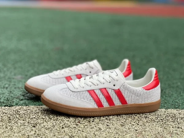 Adidas De Xun grigio rosso maglia puro originale Adidas Samba De Xun scarpe retrò sneakers casual basse ie1953