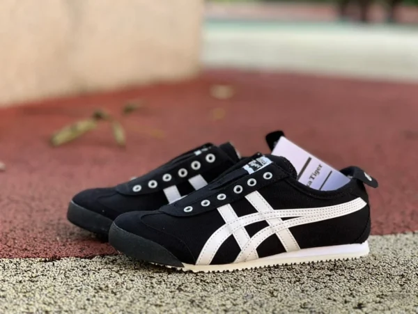 Onitsuka Tiger bianco e nero puro originale Onitsuka Tiger MEXICO 66 low top