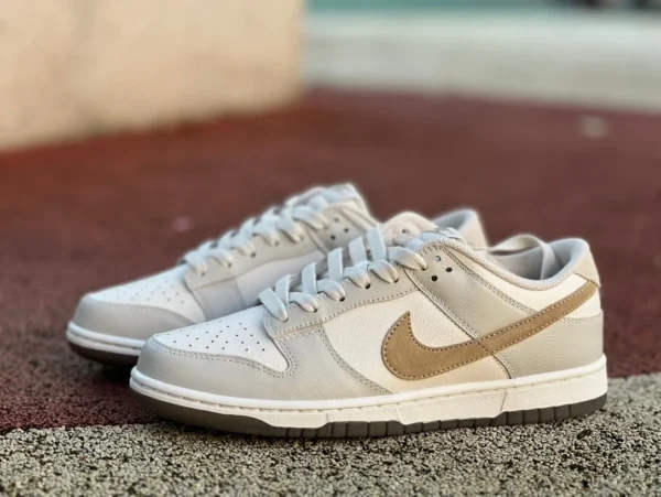 Dunk grigio marrone Nike Dunk Low retrò casual versatile sneakers basse resistenti all'usura grigio marrone FJ4188-001