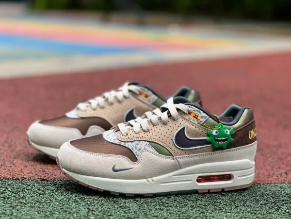 Max1 Ds joint beige marrone Division St. x Nike Air Max 1 “University of Oregon” HQ2640-200